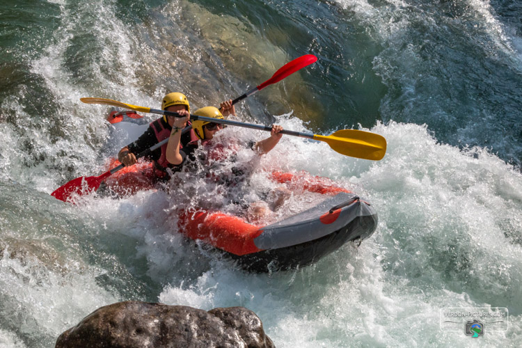 photo cano raft air boat canoe verdon